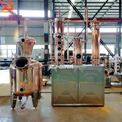 Medený destilátor alkoholu